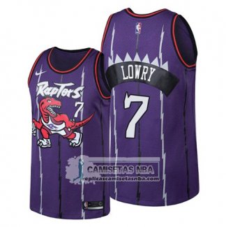 Camiseta Toronto Raptors Kyle Lowry Classic Edition Violeta