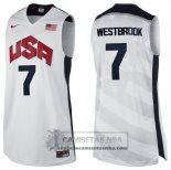 Camiseta USA 2012 Westbrook Blanco