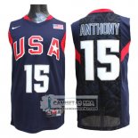 Camiseta Usa 2008 Anthony Azul