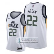 Camiseta Utah Jazz Jeff Green Association Blanco