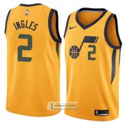 Camiseta Utah Jazz Joe Ingles Statement 2018 Amarillo