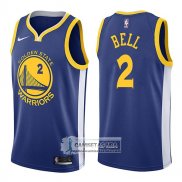 Camiseta Warriors Jordan Bell Icon 2017-18 Azul