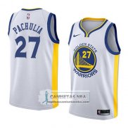 Camiseta Warriors Zaza Pachulia Association 2018 Blanco