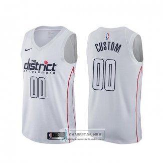 Camiseta Washington Wizards Personalizada Ciudad Blanco