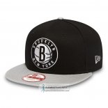 Gorra Brooklyn Nets 9FIFTY Snapback Gris Negro