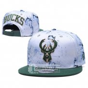 Gorra Milwaukee Bucks 9FIFTY Snapback Blanco Verde