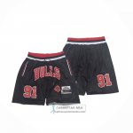 Pantalone Chicago Bulls Mitchell & Ness Just Don 1996-97 Negro