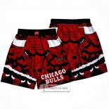 Pantalone Chicago Bulls Mitchell & Ness Rojo Negro