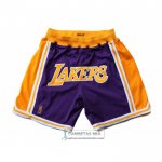 Pantalone Los Angeles Lakers Amarillo Violeta