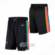 Pantalone San Antonio Spurs Ciudad 2025-26 Negro