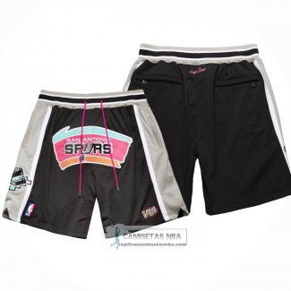 Pantalone San Antonio Spurs Just Don 1998-99 Negro