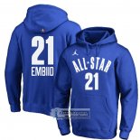 Sudaderas con Capucha All Star 2023 Joel Embiid Azul