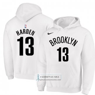 Sudaderas con Capucha Brooklyn Nets James Harden Blanco