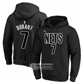 Sudaderas con Capucha Brooklyn Nets Kevin Durant Statement 2022-23 Negro