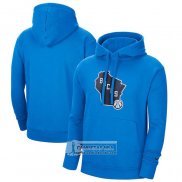 Sudaderas con Capucha Milwaukee Bucks Ciudad Edition 2020-21 Azul