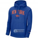 Sudaderas con Capucha New York Knicks Heritage Essential Azul