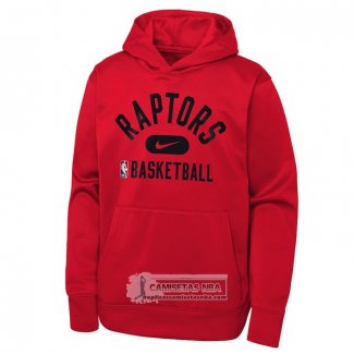 Sudaderas con Capucha Toronto Raptors Performance Practice 2021-22 Rojo