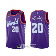 Camiseta 2020 Rising Star Josh Okogie World Violeta