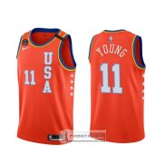 Camiseta 2020 Rising Star Trae Young USA Rojo