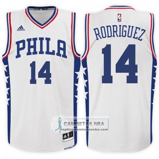 Camiseta 76ers Rodriguez Blanco