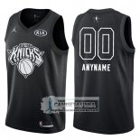 Camiseta All Star 2018 New York Knicks Nike Personalizada Negro