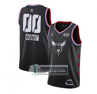 Camiseta All Star 2019 Charlotte Hornets Personalizada Negro