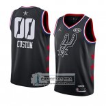 Camiseta All Star 2019 San Antonio Spurs Personalizada Negro