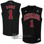 Camiseta Apodo Bulls D Rose Negro