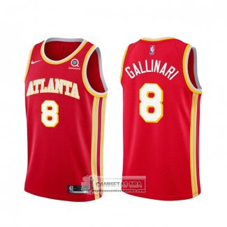 Camiseta Atlanta Hawks Danilo Gallinari Icon 2020-21 Rojo