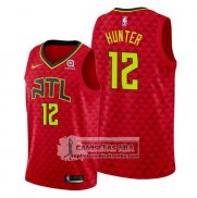 Camiseta Atlanta Hawks De'andre Hunter Statement Rojo