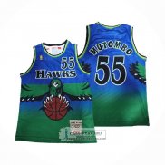 Camiseta Atlanta Hawks Dikembe Mutombo Mitchell & Ness 1996-97 Verde