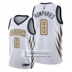 Camiseta Atlanta Hawks Isaac Humphries Ciudad Blanco