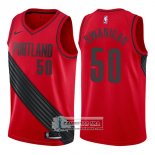 Camiseta Blazers Caleb Swanigan Statement 2017-18 Rojo