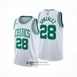 Camiseta Boston Celtics Hugo Gonzalez NO 28 Association 2025-26 Blanco