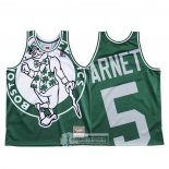 Camiseta Boston Celtics Kevin Garnett Mitchell & Ness Big Face Verde