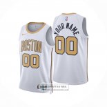 Camiseta Boston Celtics Personalizada Ciudad 2025-26 Blanco