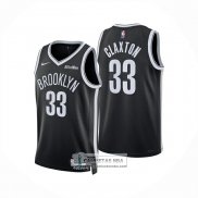 Camiseta Brooklyn Nets Nic Claxton NO 33 Icon 2025-26 Negro