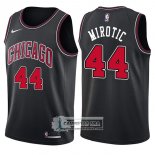 Camiseta Bulls Nikola Mirotic Statement 2017-18 Negro