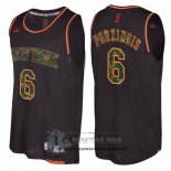 Camiseta Camuflaje Moda Knicks Porzingis