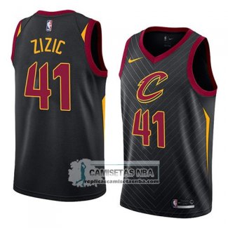 Camiseta Cavaliers Ante Zizic Statement 2018 Negro