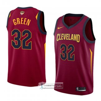 Camiseta Cavaliers Jeff Green Finals Bound Icon 2017-18 Rojo