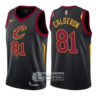 Camiseta Cavaliers Jose Calderon Statement 2017-18 Negro