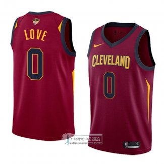 Camiseta Cavaliers Kevin Love Finals Bound Icon 2017-18 Rojo