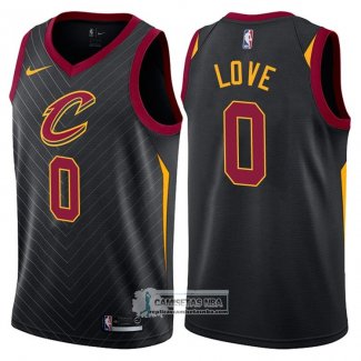 Camiseta Cavaliers Kevin Love Statement 2017-18 Negro