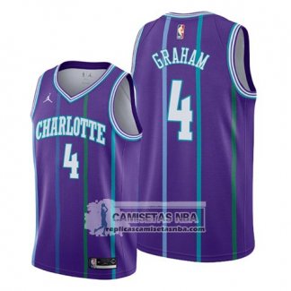 Camiseta Charlotte Hornets Devonte' Graham Classic 2019-20 Violeta