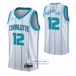 Camiseta Charlotte Hornets Kelly Oubre JR. NO 12 Association 2020-21 Blanco