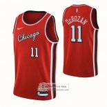 Camiseta Chicago Bulls DeMar DeRozan NO 11 Ciudad 2021-22 Rojo