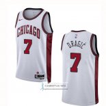 Camiseta Chicago Bulls Goran Dragic NO 7 Ciudad 2022-23 Blanco