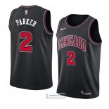 Camiseta Chicago Bulls Jabari Parker Statement 2018 Negro