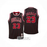 Camiseta Chicago Bulls Michael Jordan NO 23 Autentico 1996-97 Negro